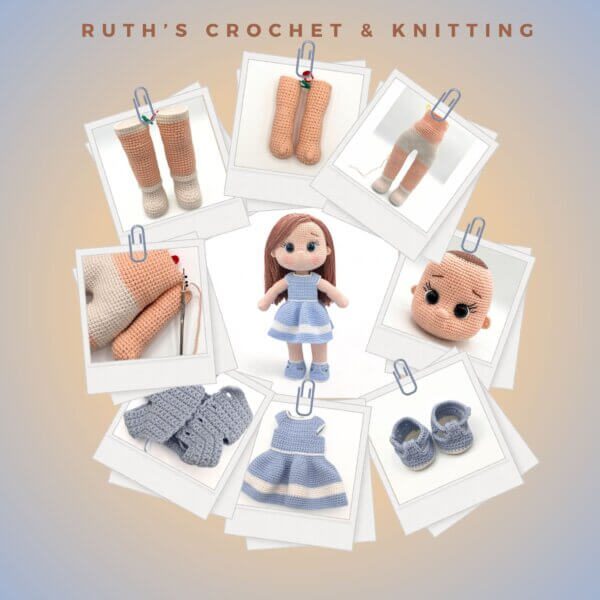 Crochet Doll Pattern PDF - Sweet Ami - English & Spanish Versions - Imagen 7