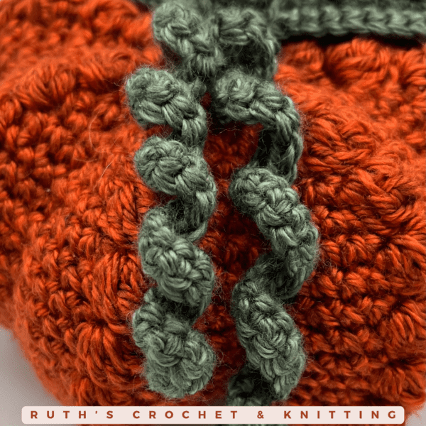 Crochet Bubble Pumpkin Décor - Terracota Fall Accent - Image 7