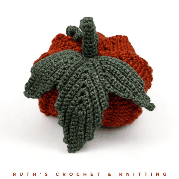 Crochet Bubble Pumpkin Décor - Terracota Fall Accent - Image 8