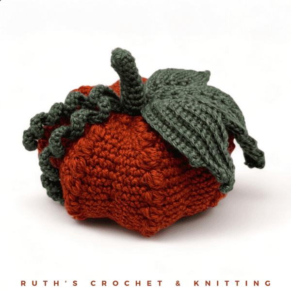 Crochet Bubble Pumpkin Décor - Terracota Fall Accent - Image 9